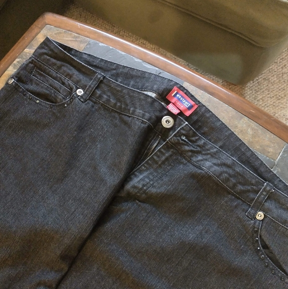 Sequin embellished black jeans - Picture 3 of 4